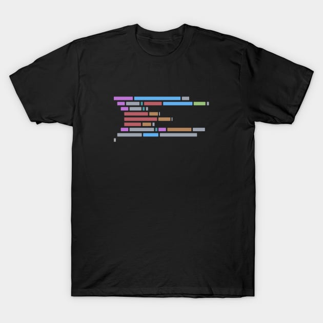 Code Art T-Shirt by Sabatico Designs